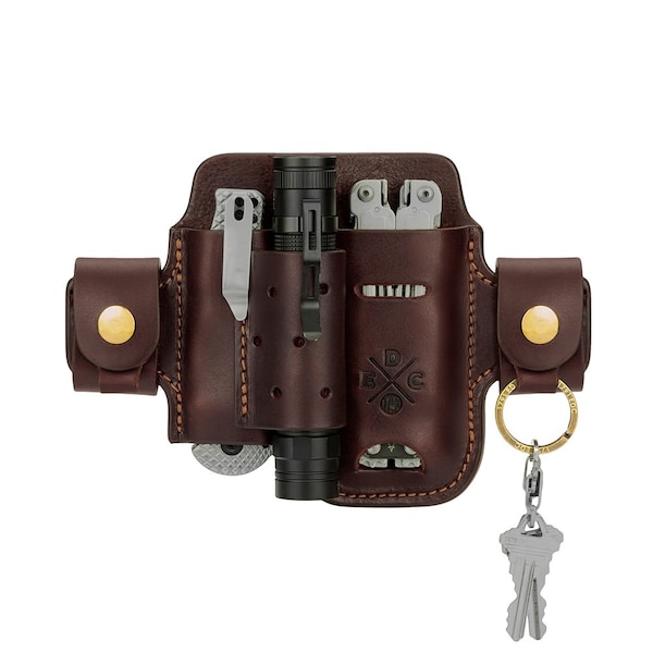 Tool Organizer for S/M Multitool, Flashlight with Large Flex & Action-Snap Belt Attachment